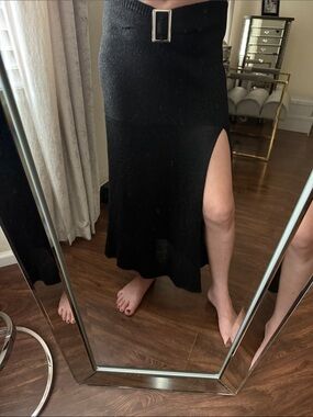 Chicn Bran new ‼️ Black Pencil Skirt with Buckle Detail brand new